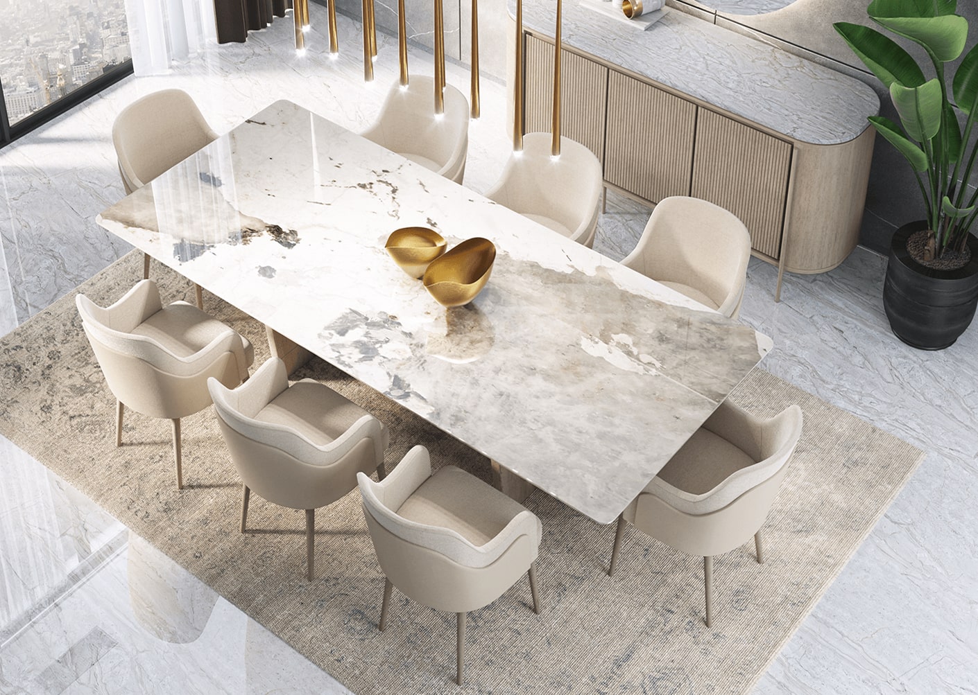 Modern interior design example